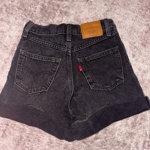 Levi's Black Jean Shorts